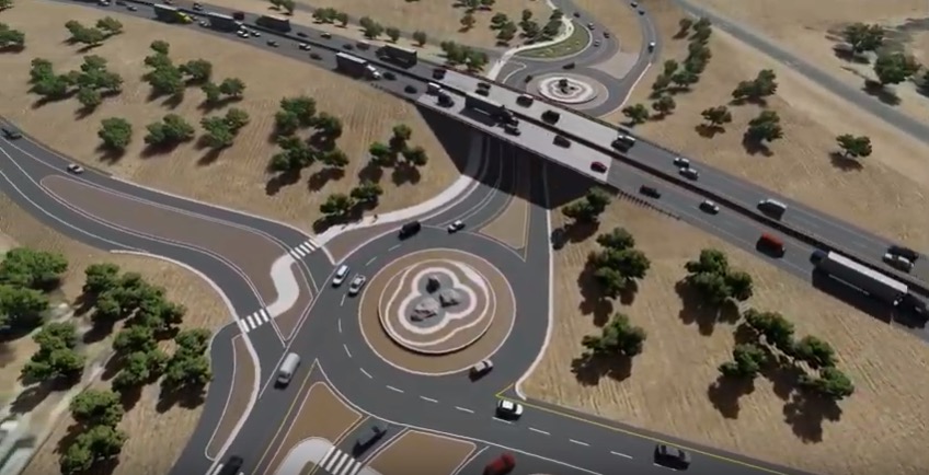 Animation Video of Proposed New Interchange at Highways 29 and 221